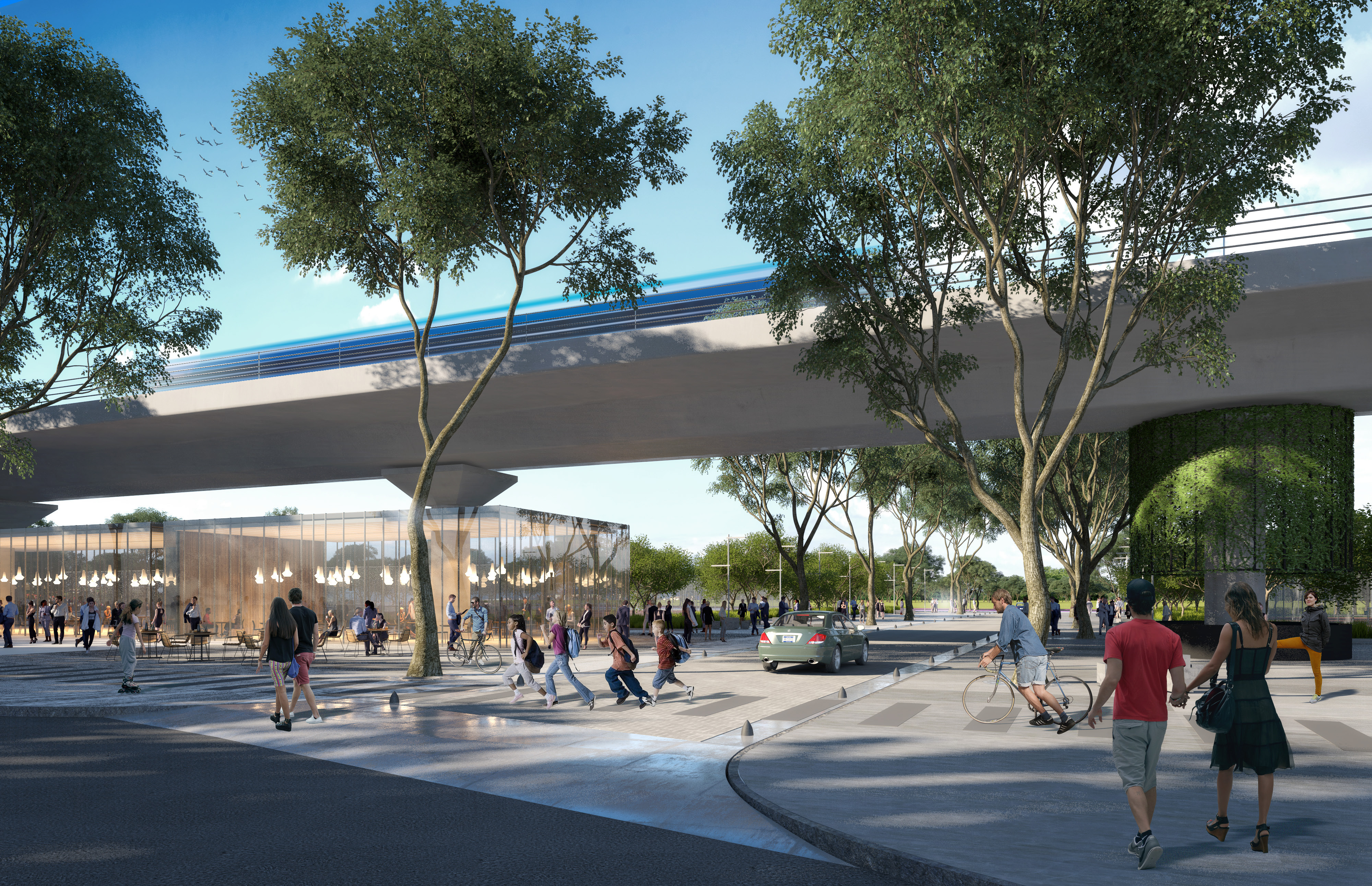 Proyecto bajo viaducto Bartolomé Mitre
